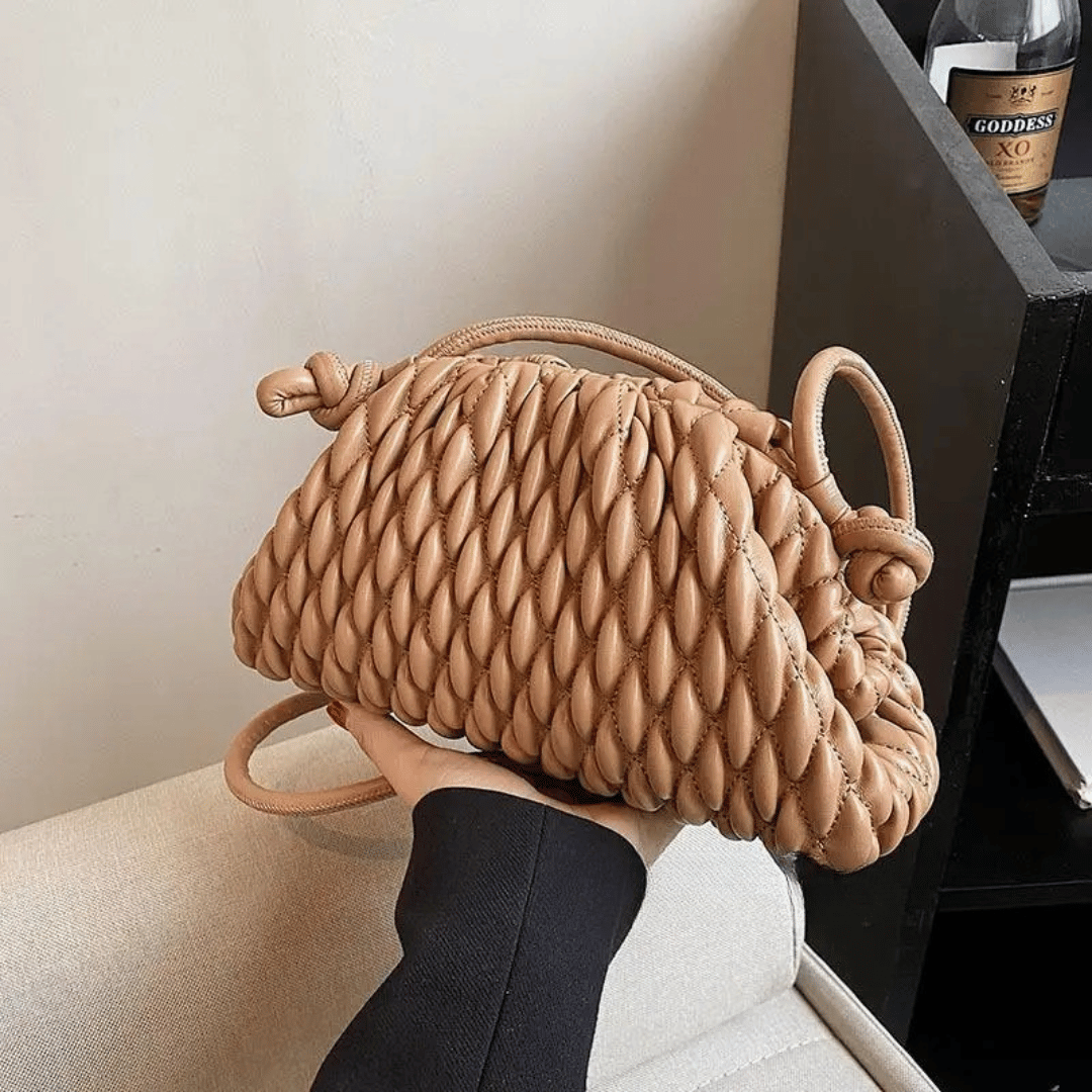 Bolsa Shoulder Trançada Cloud Retro