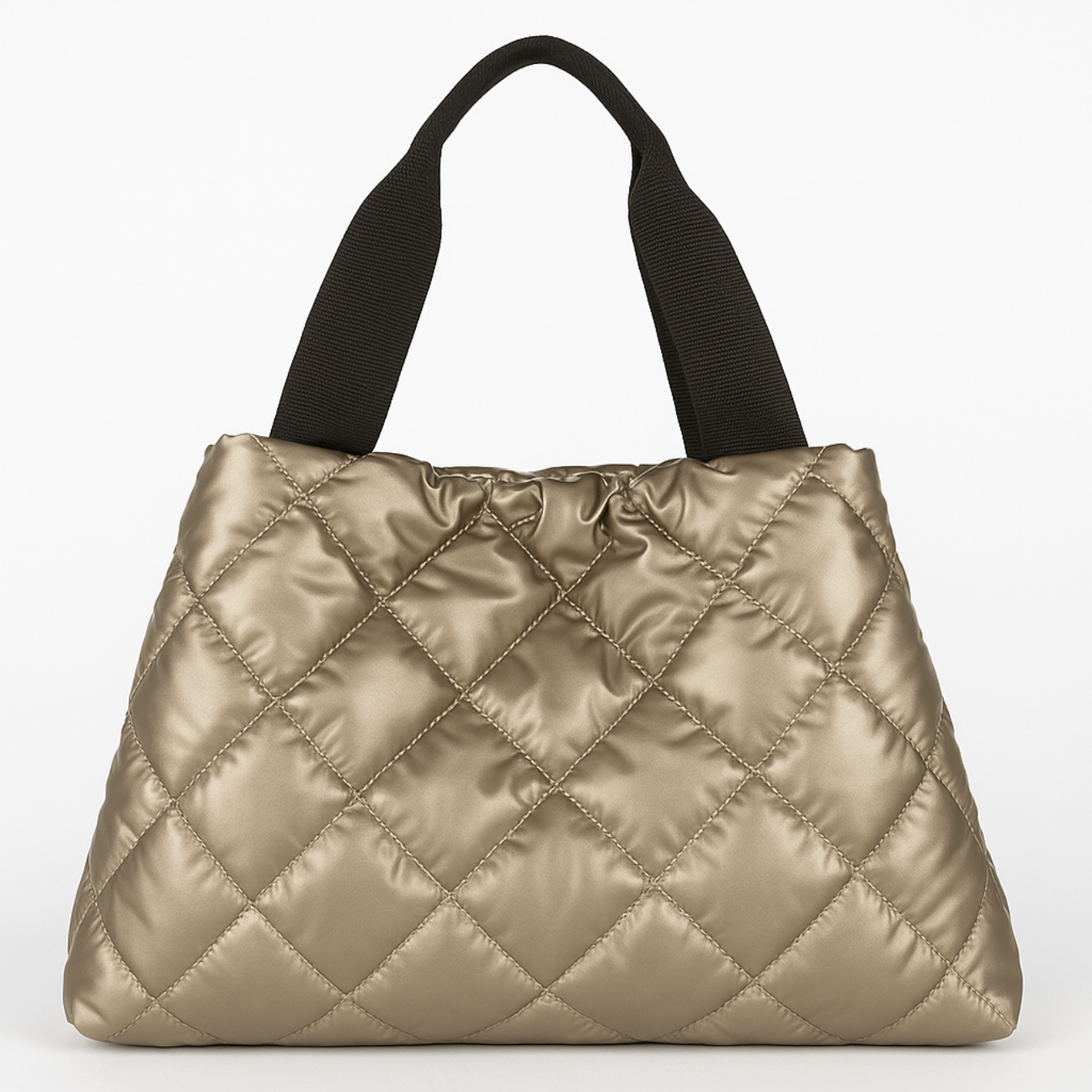 Bolsa Puffer Esportiva Casual Metalizada