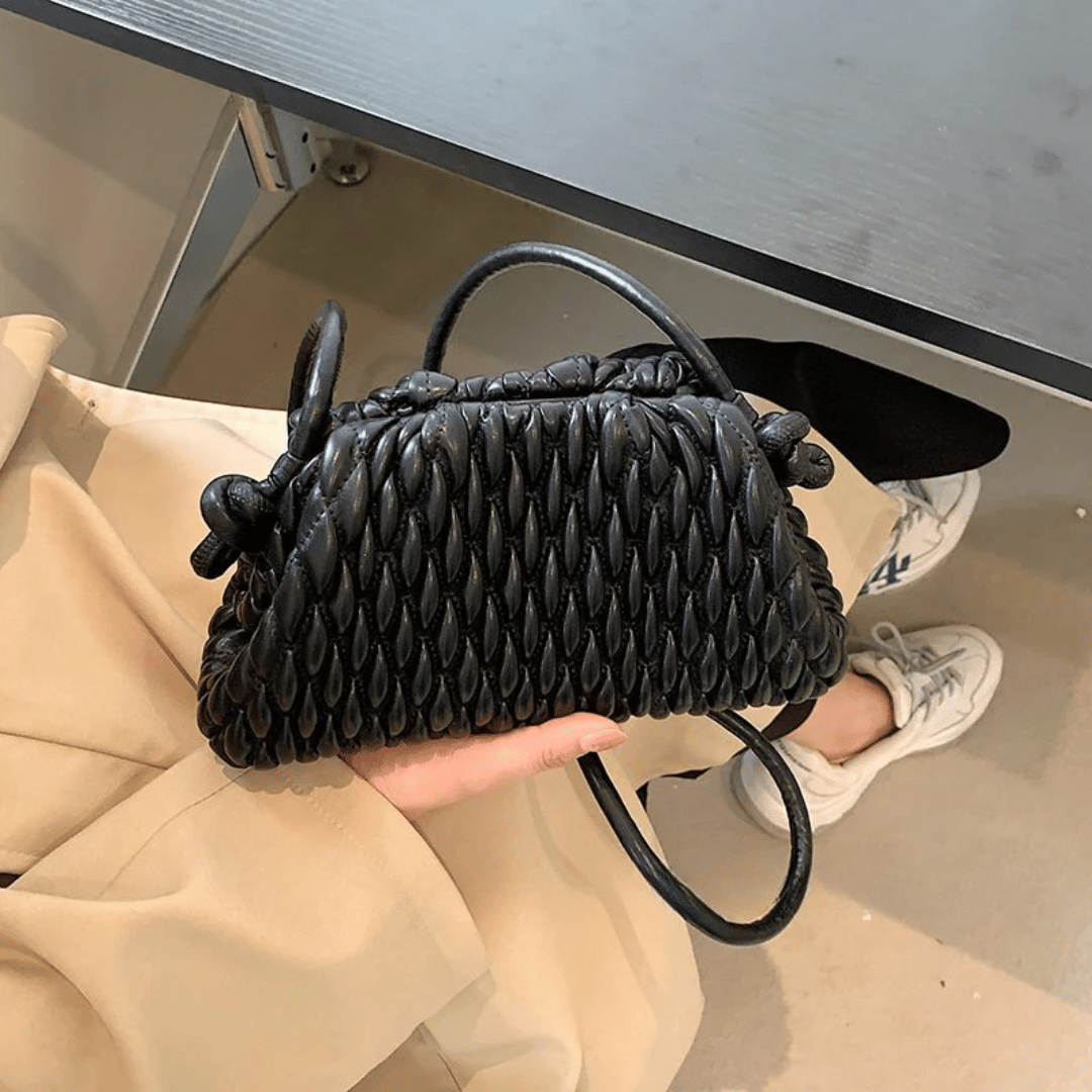 Bolsa Shoulder Trançada Cloud Retro