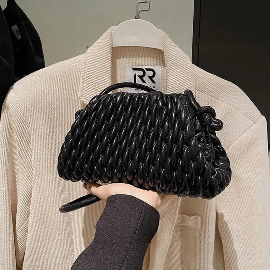 Bolsa Shoulder Trançada Cloud Retro