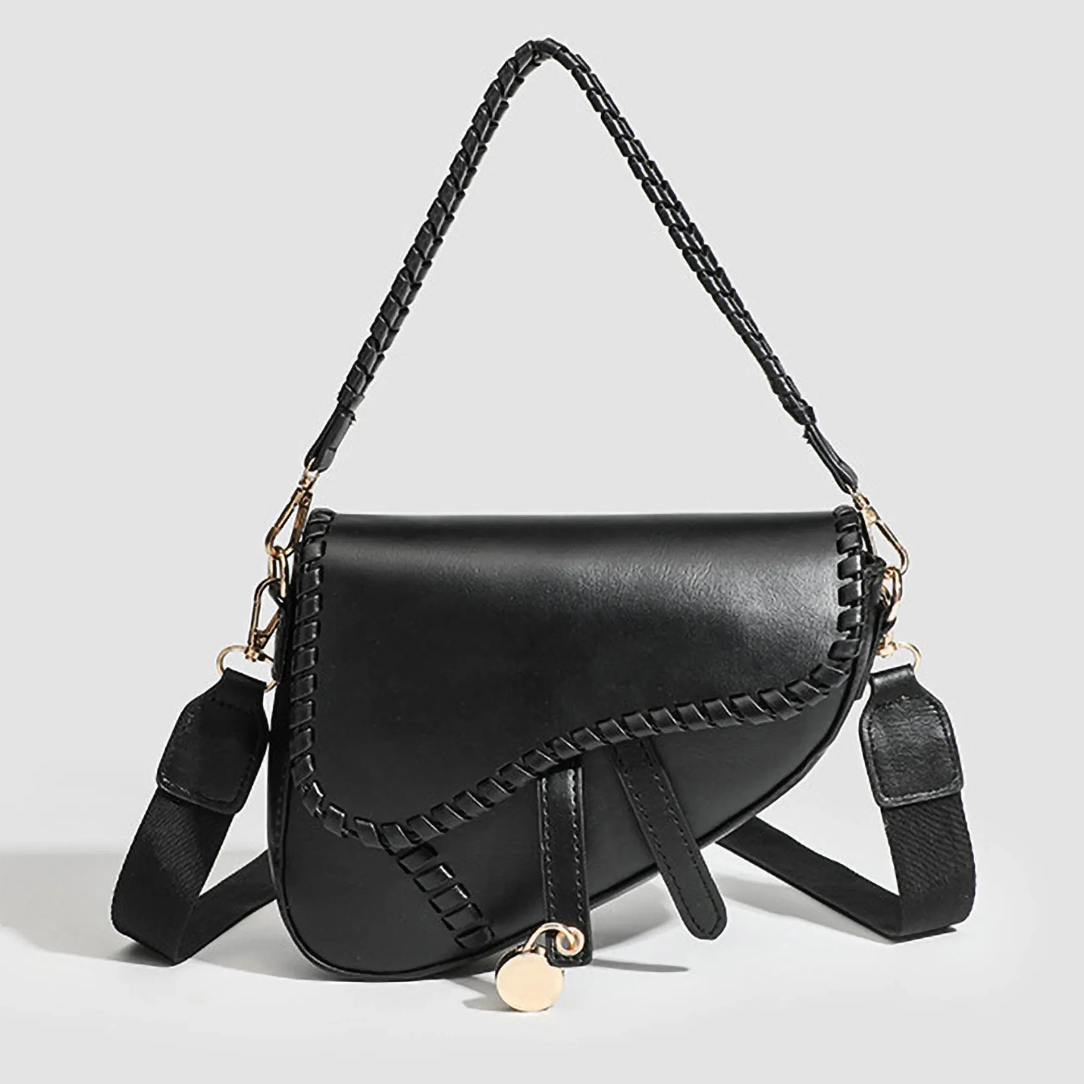 Bolsa AirBag Trama Deluxe Preta
