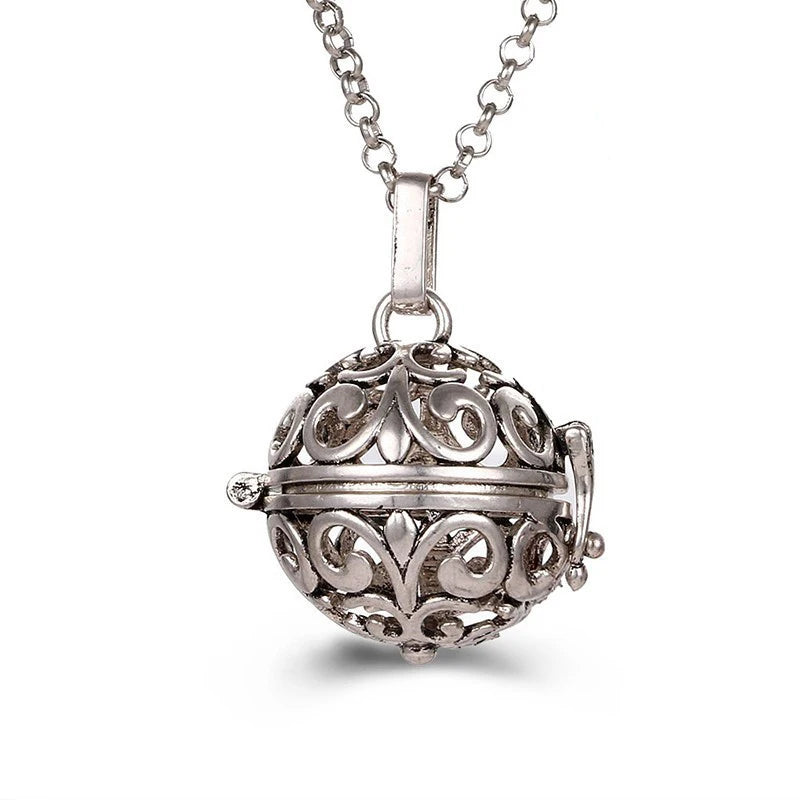 Colar Bola Mexicana Chamador de Anjos Aromaterapia