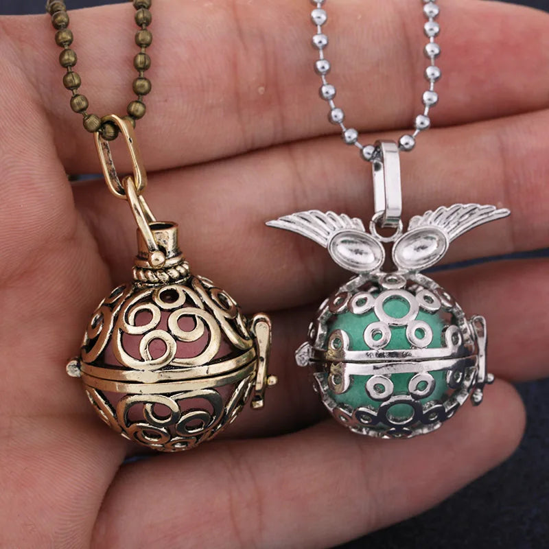 Colar Bola Mexicana Chamador de Anjos Aromaterapia