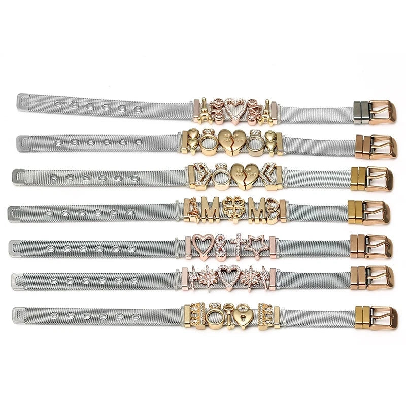 Pulseira Malha Aço Inoxidável