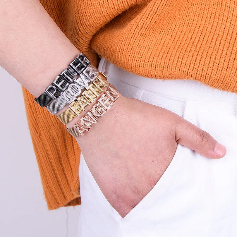 Pulseira Personalizada com Letra