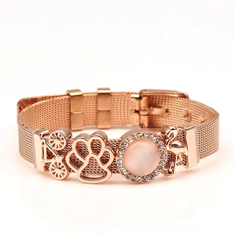 Pulseira Malha Aço Inoxidável