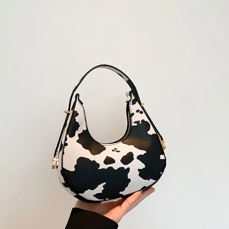 Bolsa Shoulder Cow Print