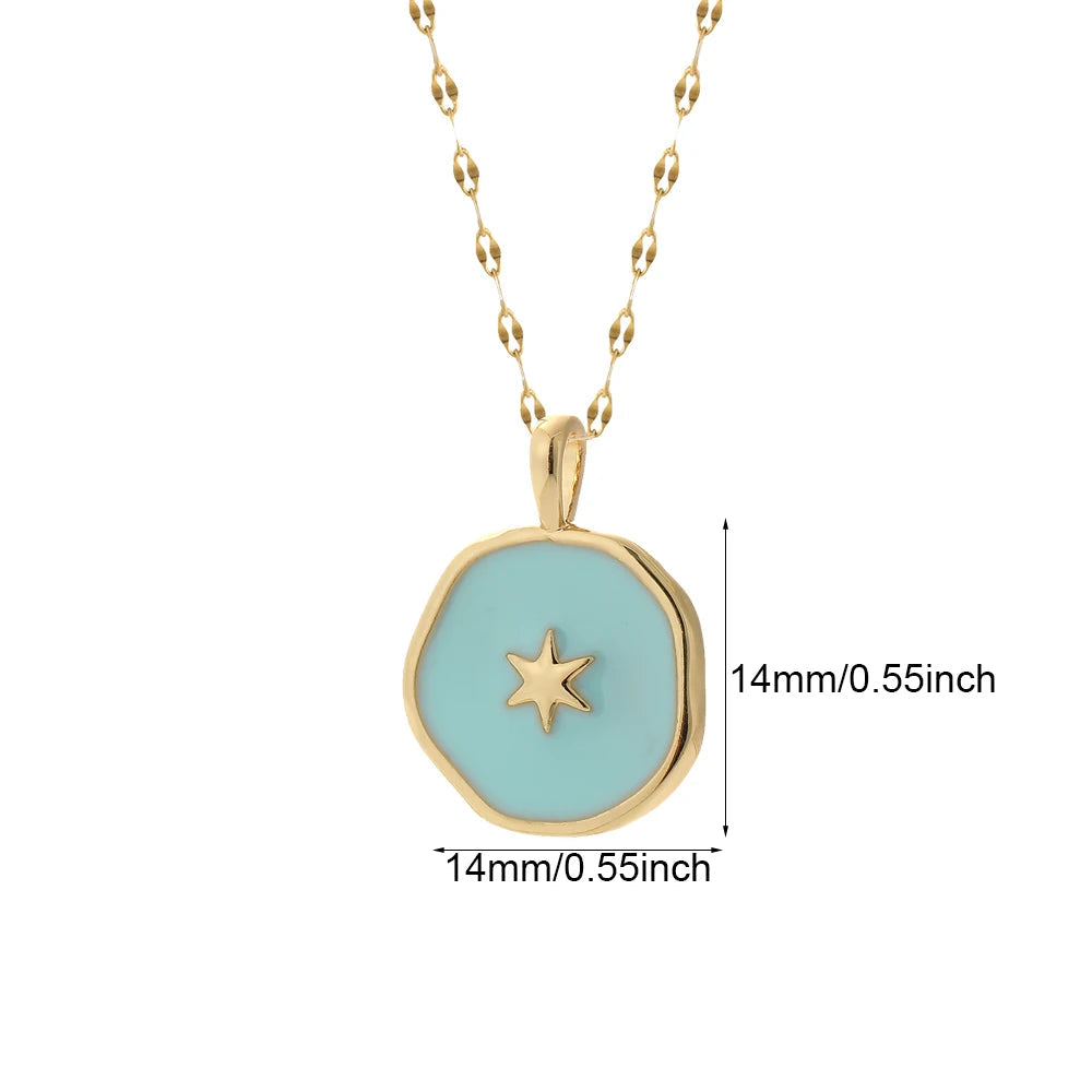 Colar Pingente Dourado Coleção Charms Variados