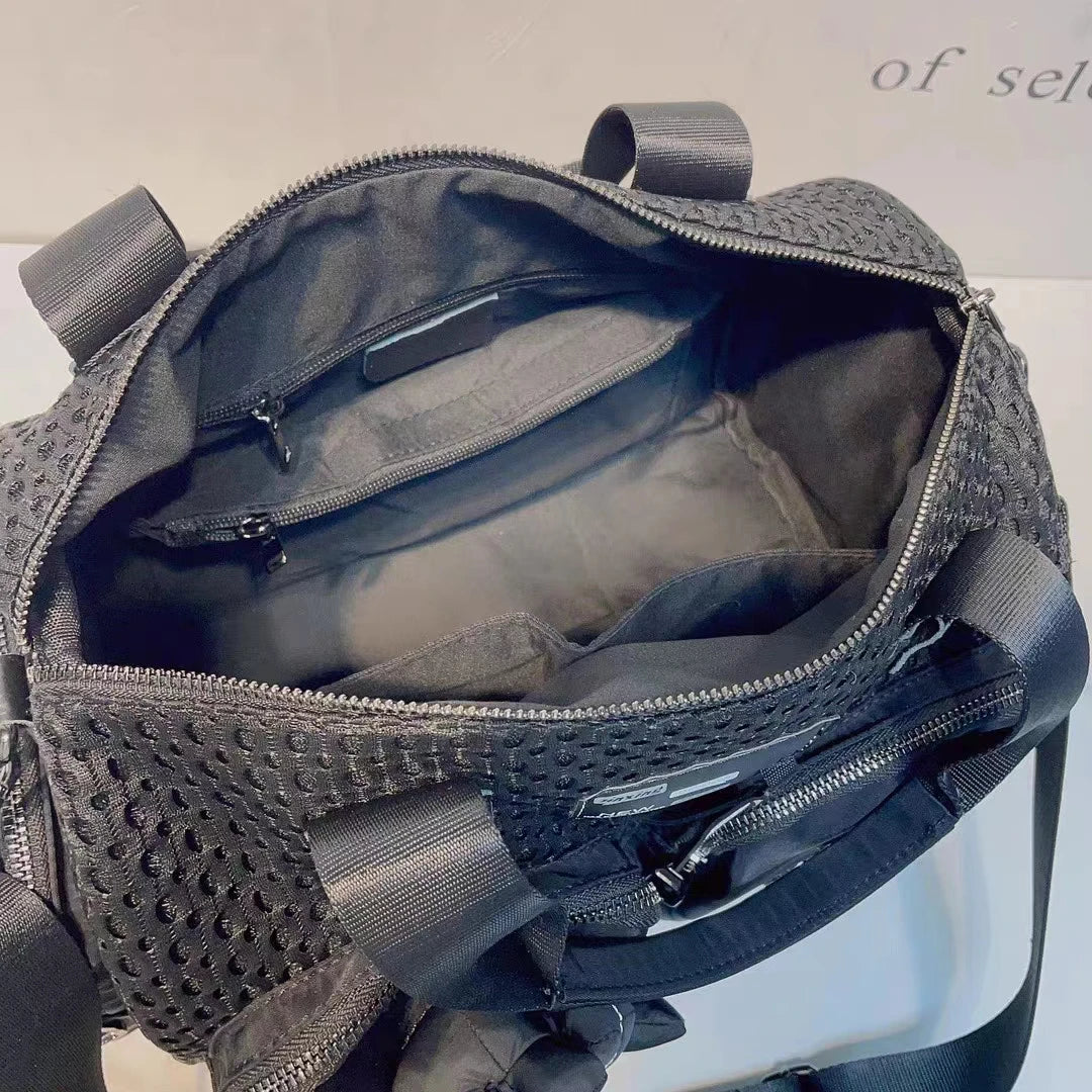 Bolsa de Denim Personalizada e Alça de Couro Real