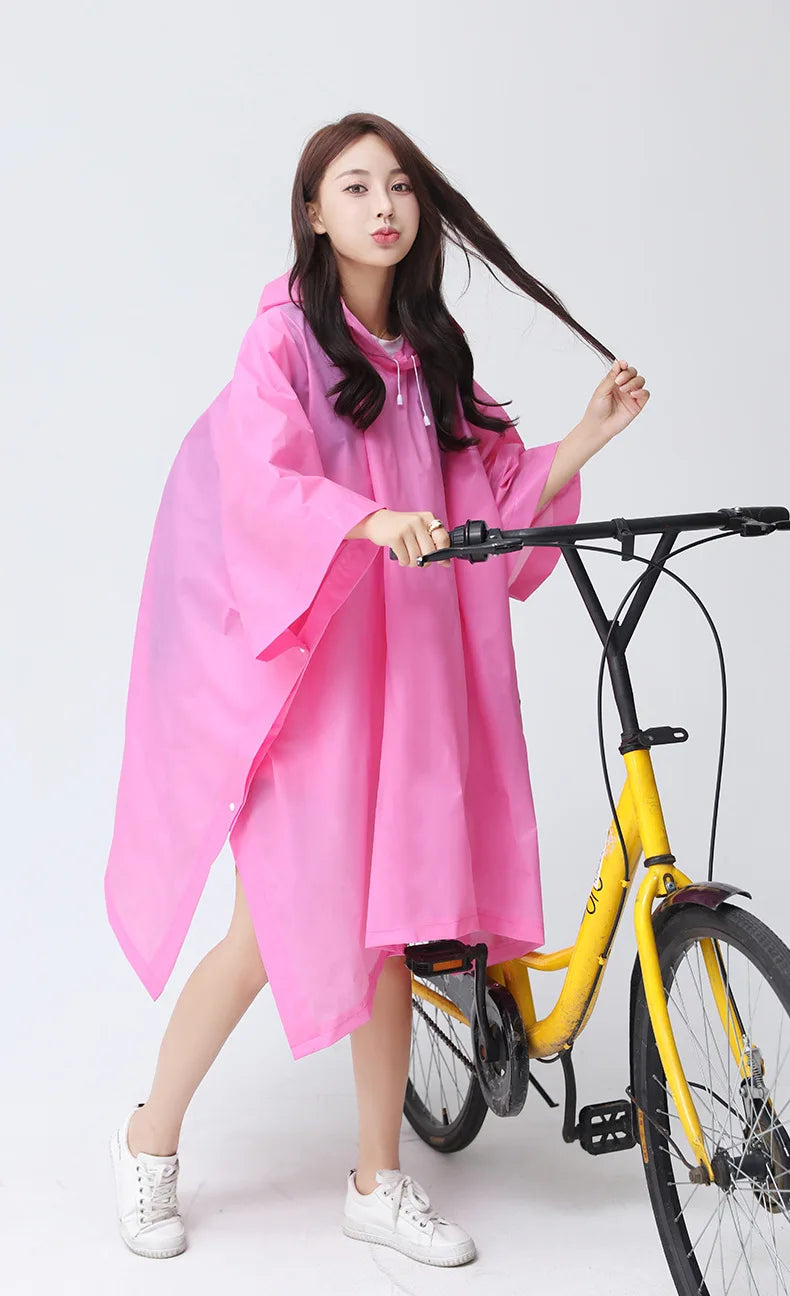 Capa de Chuva Unissex para Ciclistas Esportiva e Casual
