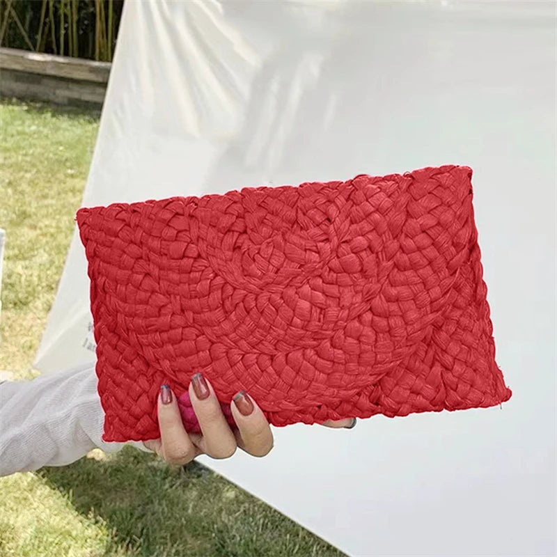 Bolsa Clutch Palha Viva