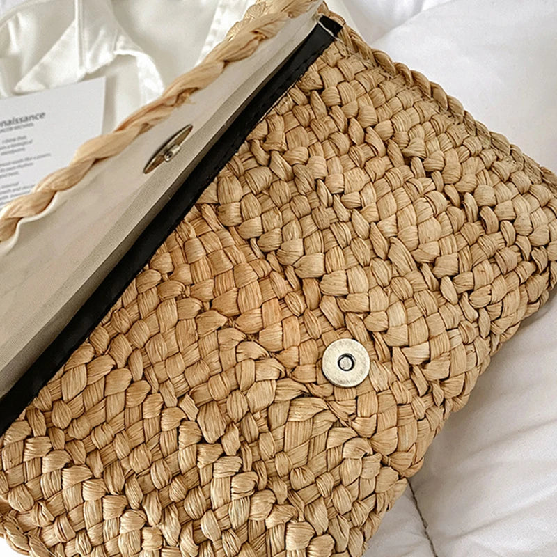 Bolsa Clutch Palha Viva