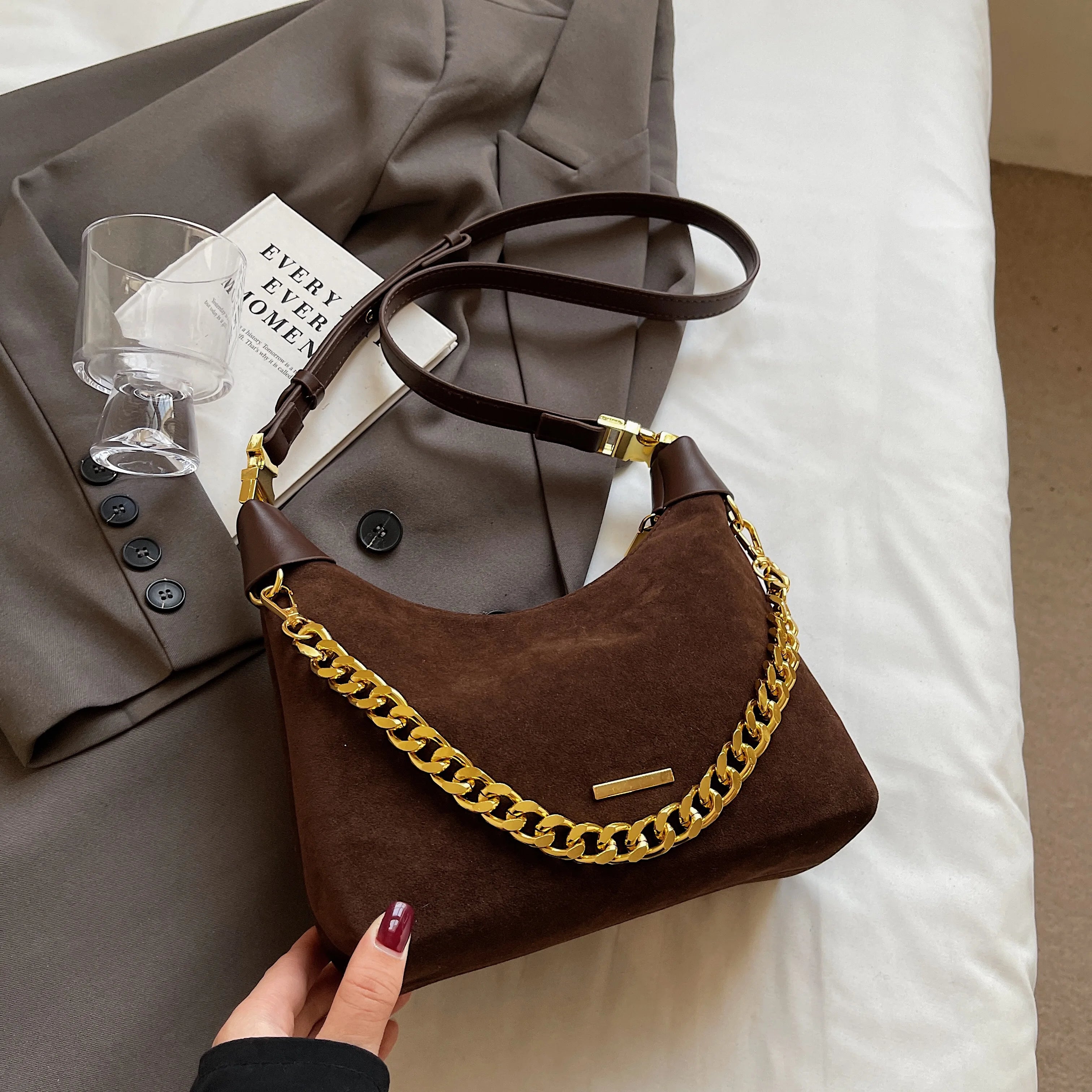 Bolsa AirBag Lua Velvet Luxo