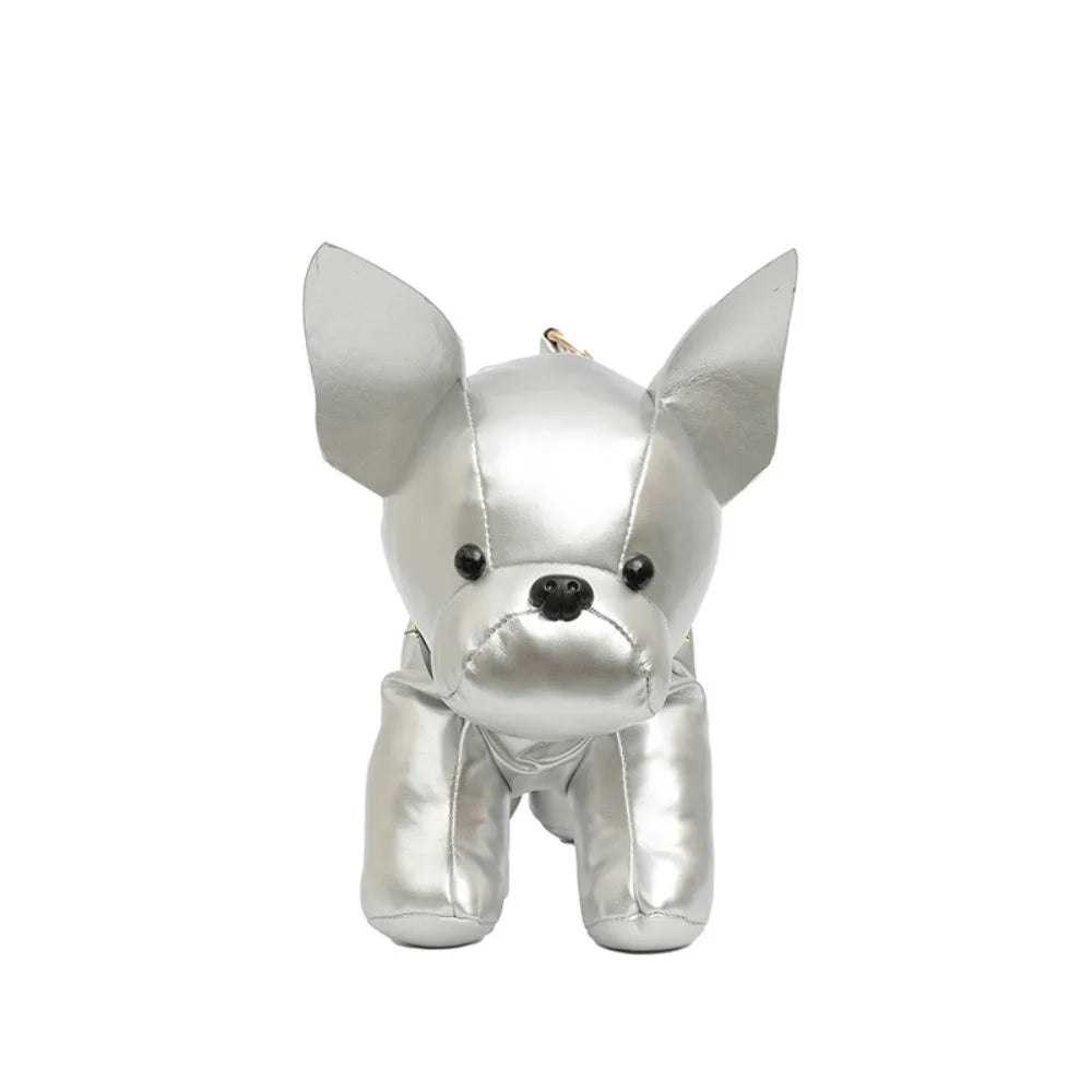 Bolsa Crossbody Bulldog 3D em Couro PU