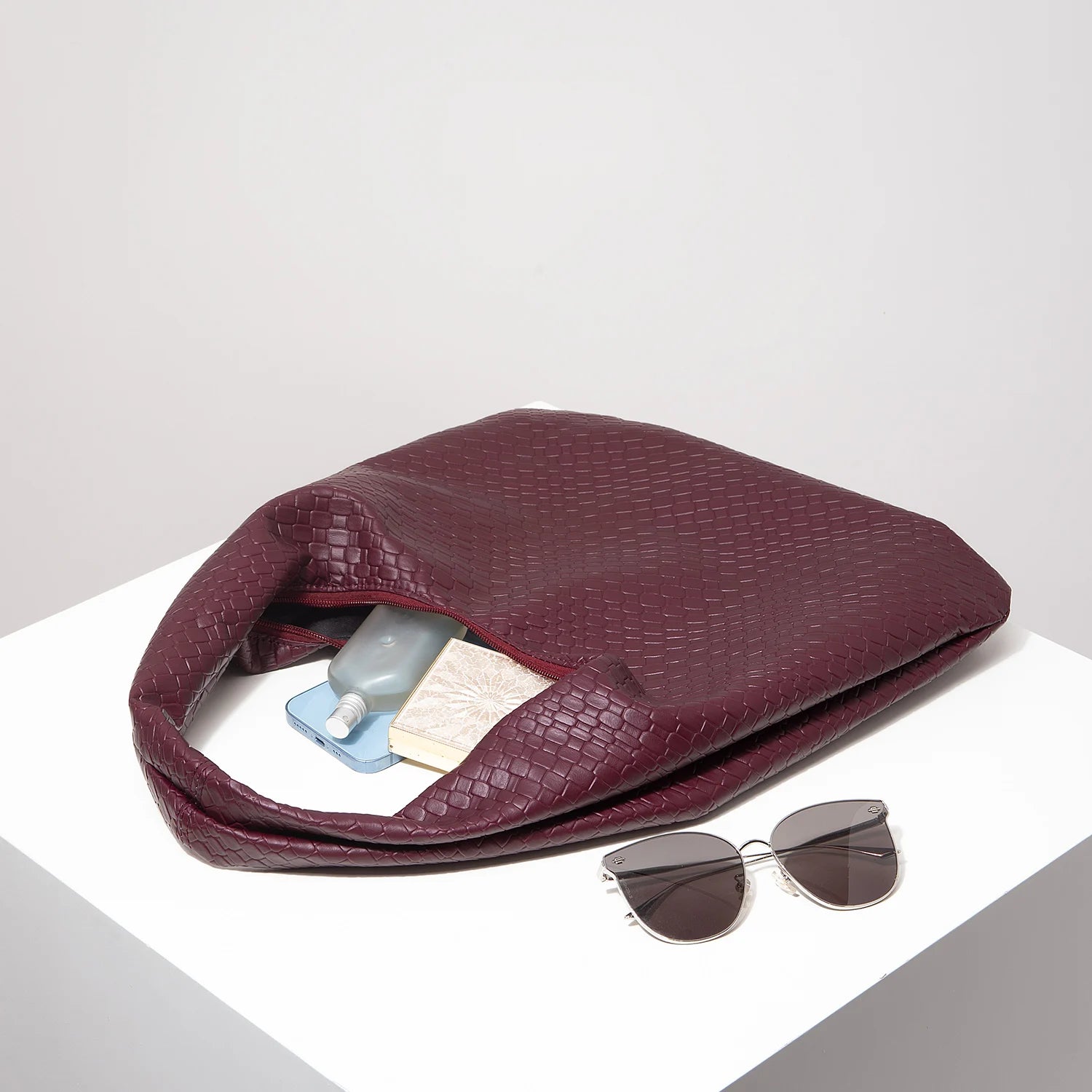 Bolsa Hobo Vintage Trançada