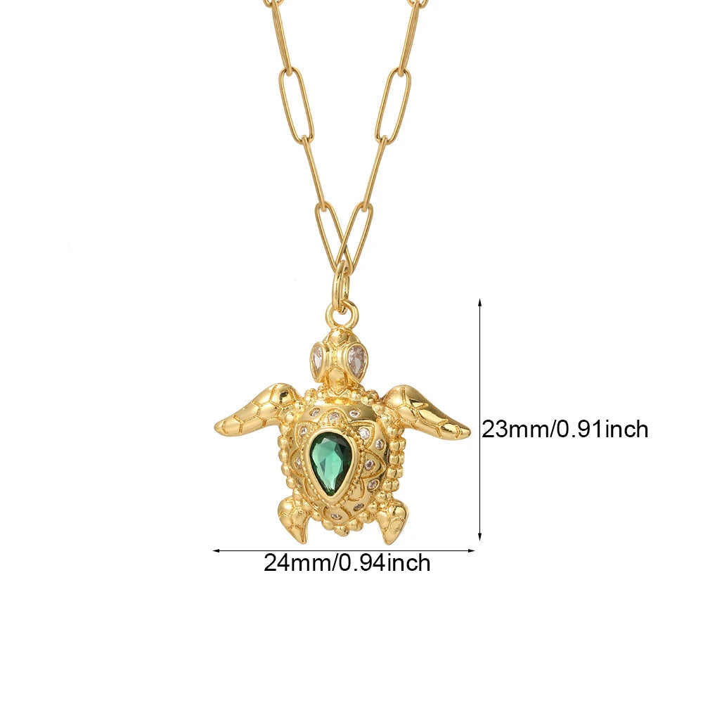 Colar Pingente Dourado Coleção Charms Variados