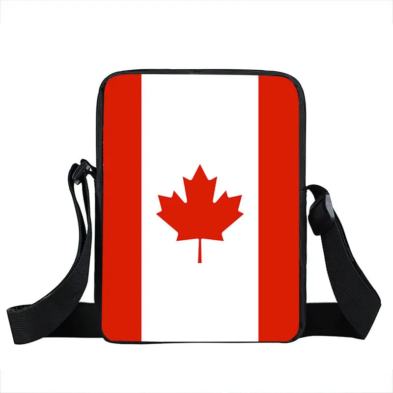 Bolsa Transversal Estampa Bandeira dos Países