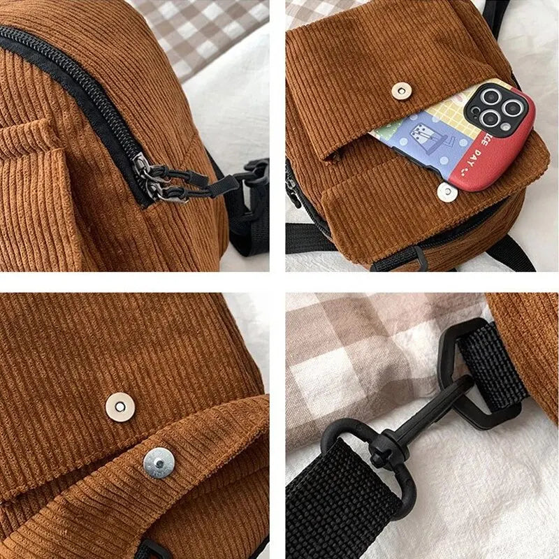Mochila Air Bag Mini Cotelê