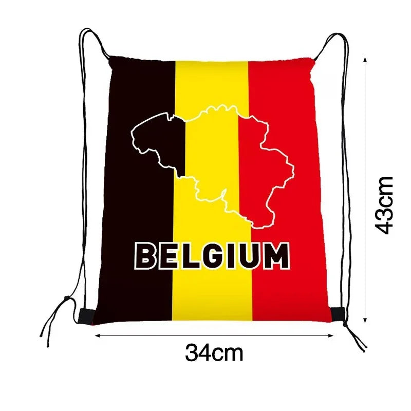 Mochila Saco Torcedor Bandeiras do Mundo Copa