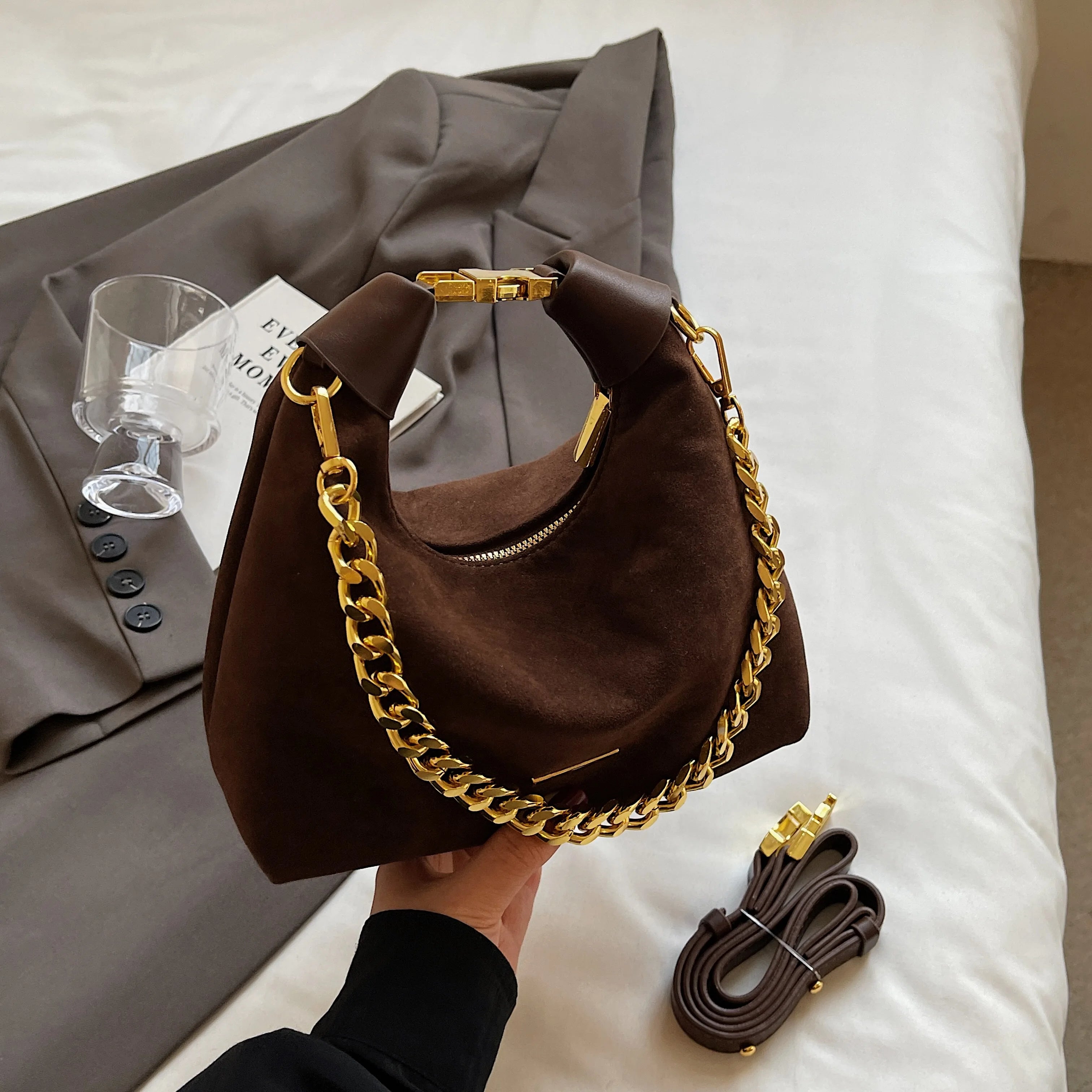 Bolsa AirBag Lua Velvet Luxo