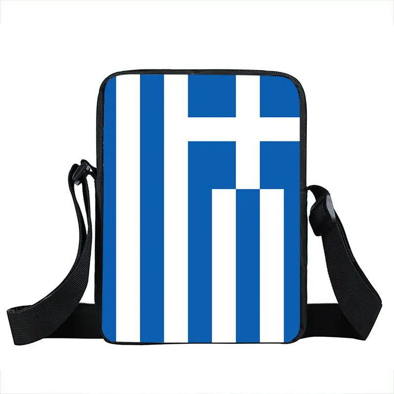 Bolsa Transversal Estampa Bandeira dos Países