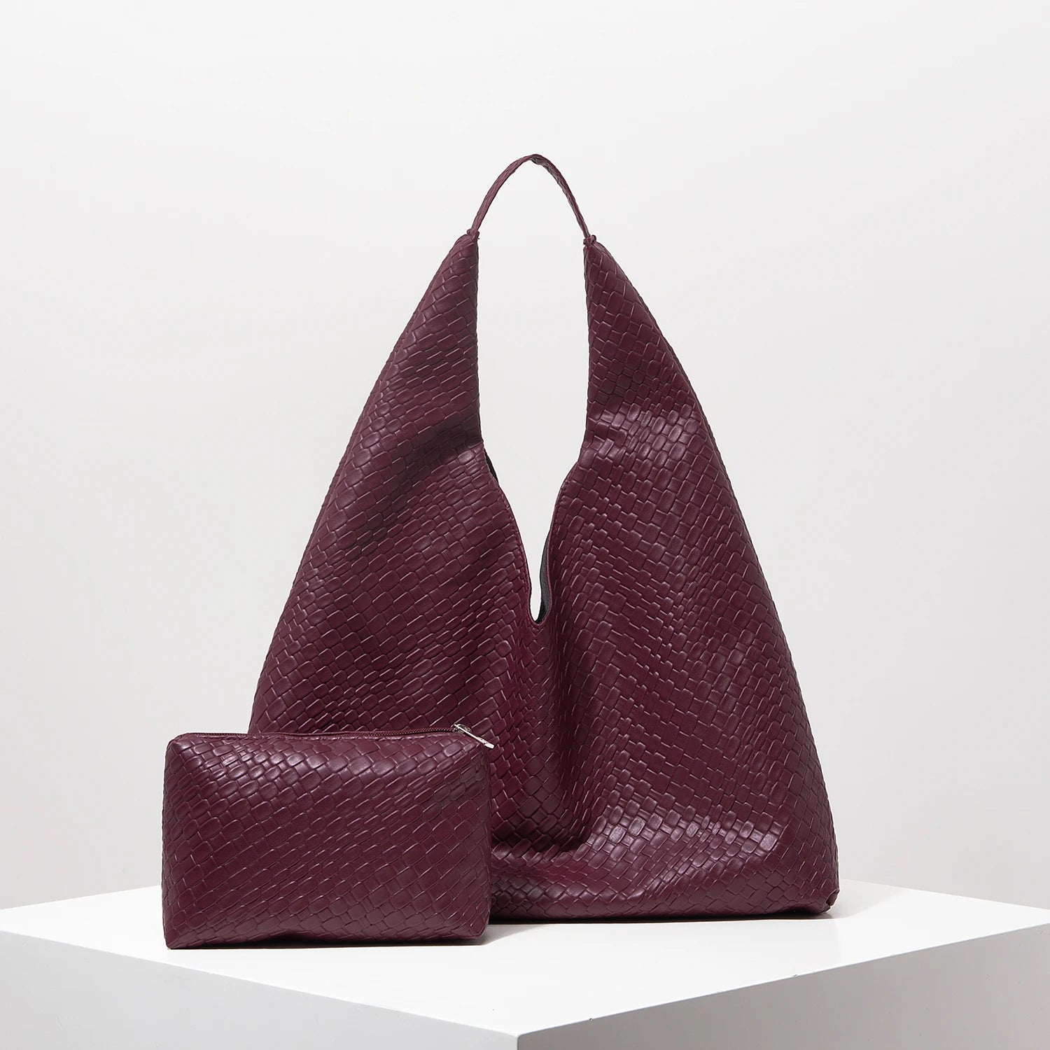 Bolsa Air Bag Trançada + Carteira de Brinde