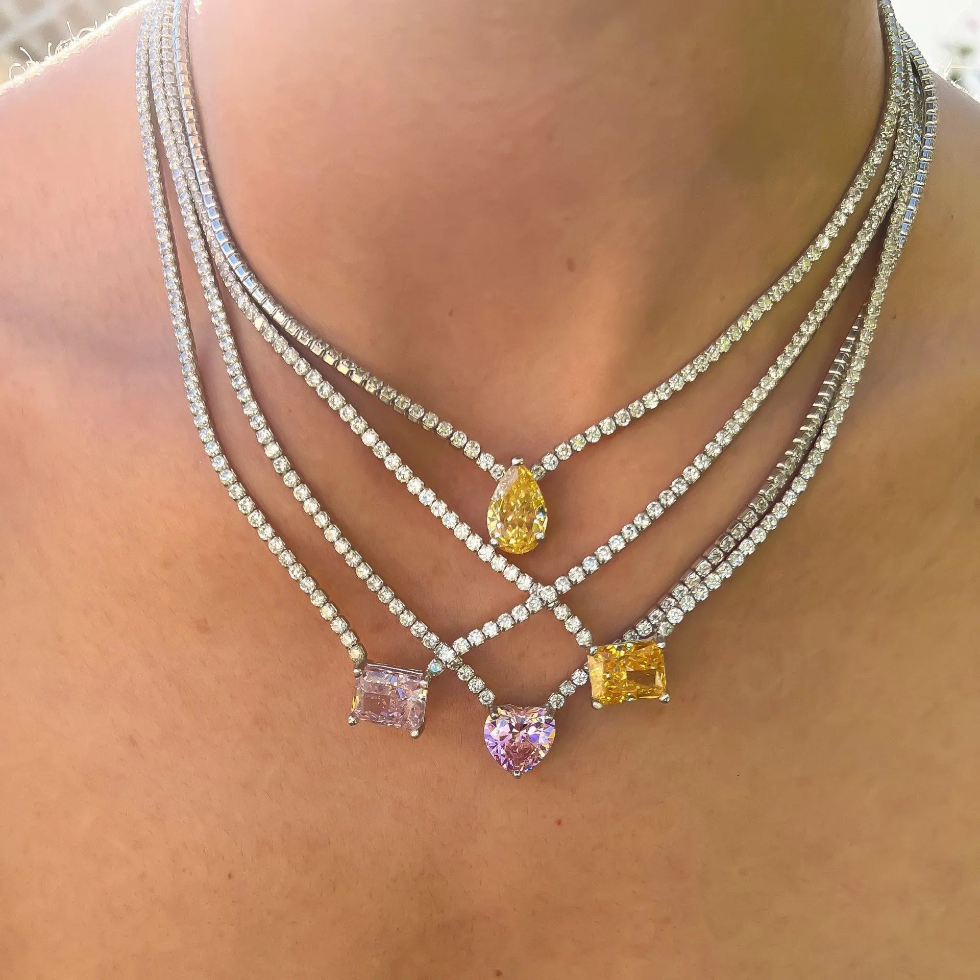 Colar Riviera Cristal Brilhante