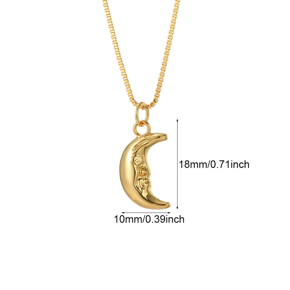 Colar Pingente Dourado Coleção Charms Variados