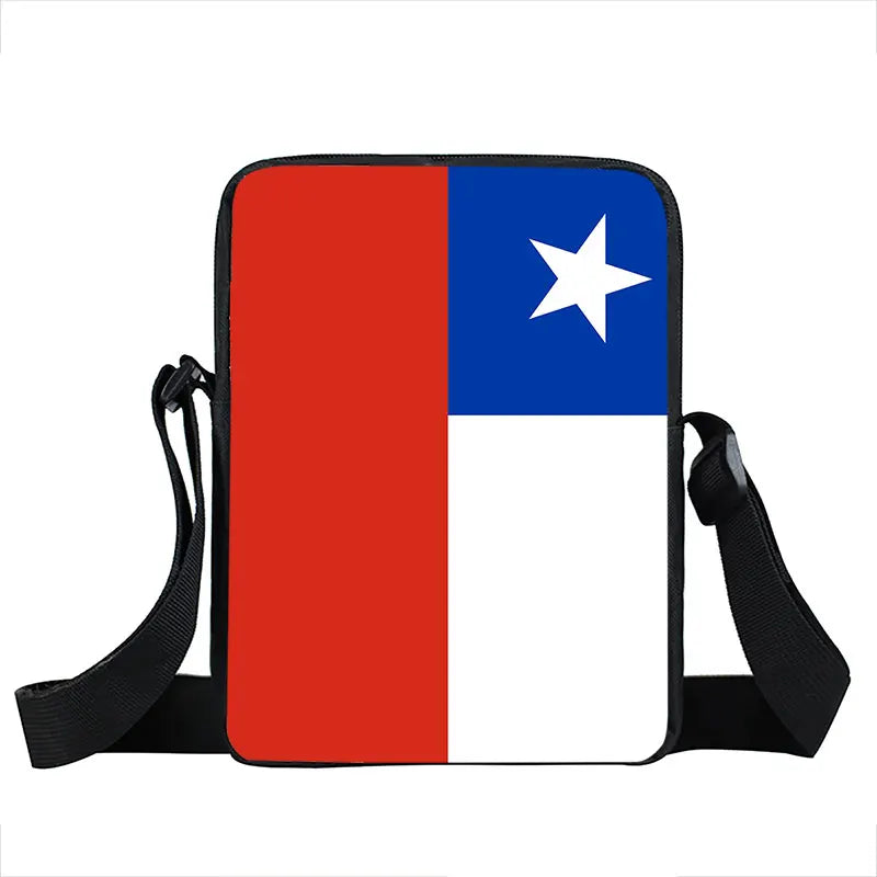 Bolsa Transversal Estampa Bandeira dos Países