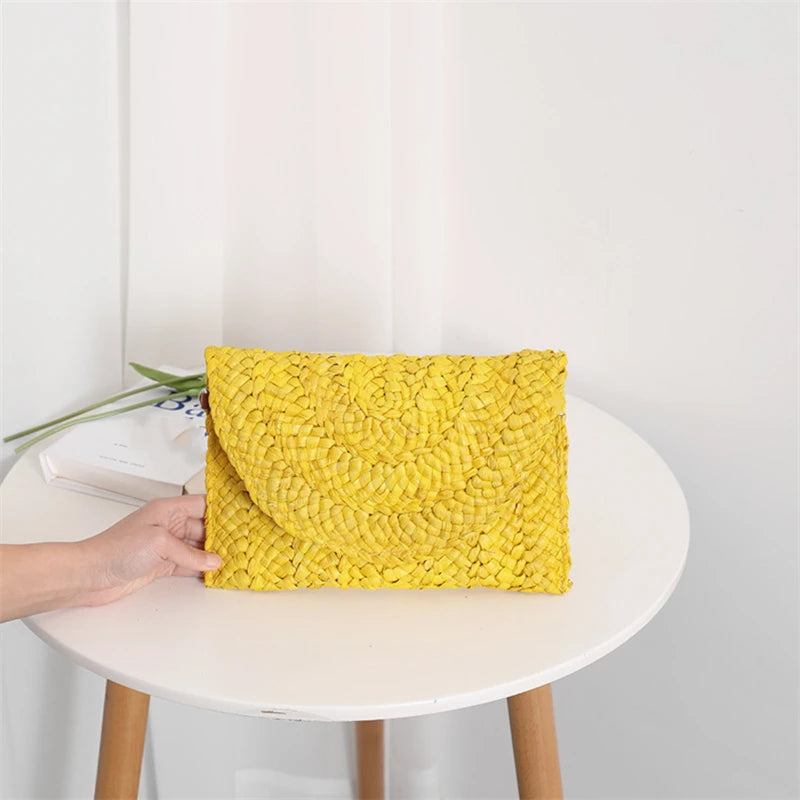 Bolsa Clutch Palha Viva