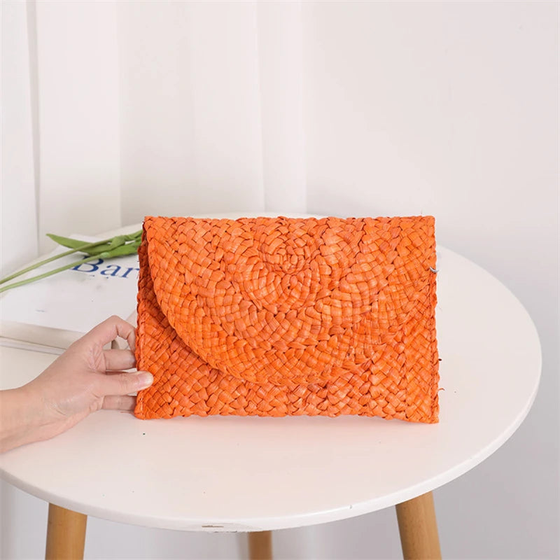Bolsa Clutch Palha Viva