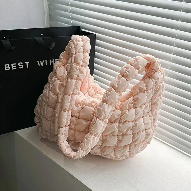 Bolsa Nuvem Plissada