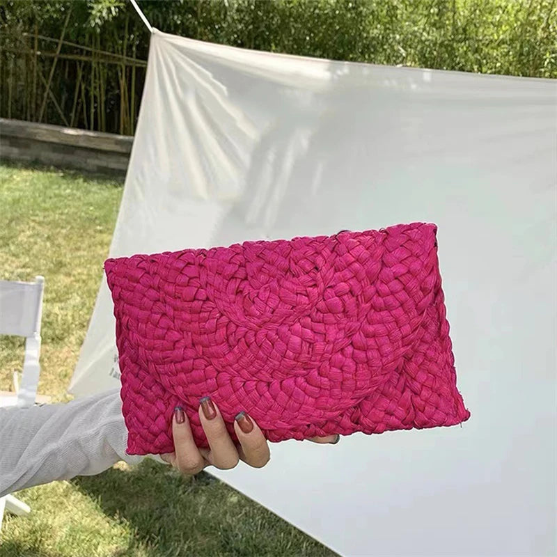 Bolsa Clutch Palha Viva