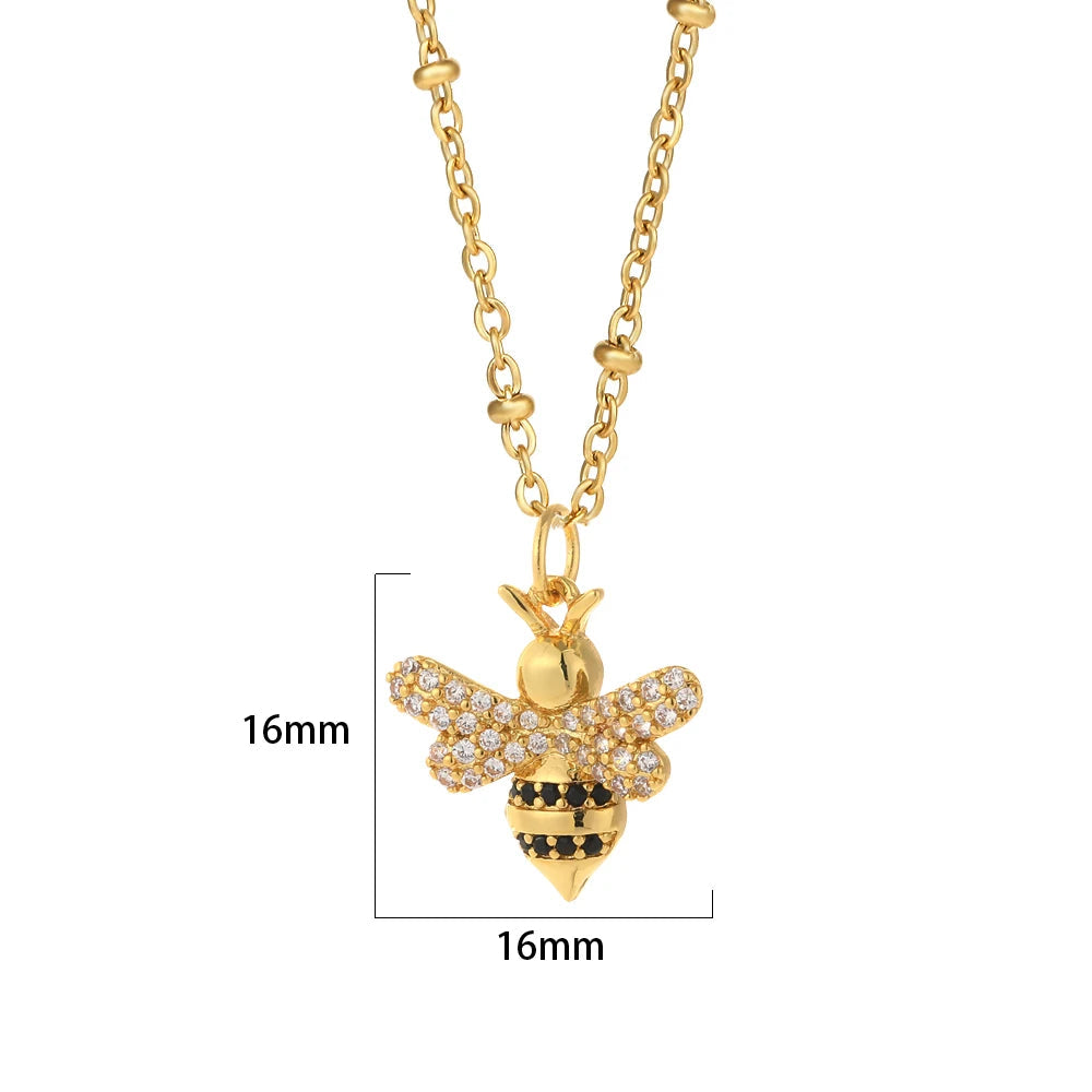 Colar Pingente Dourado Coleção Charms Variados