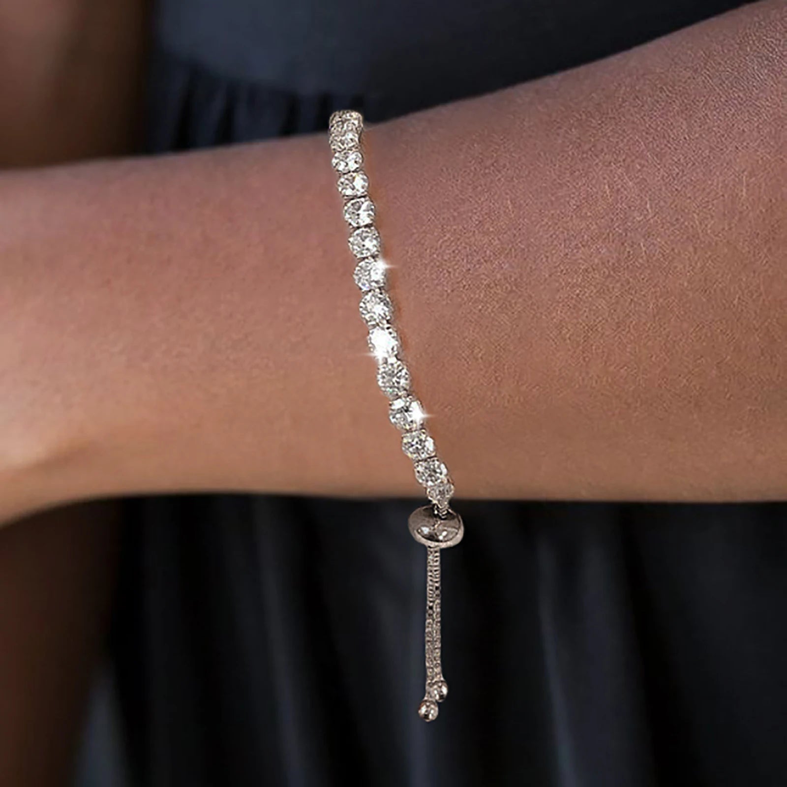 Pulseira Ajustável de Pérolas
