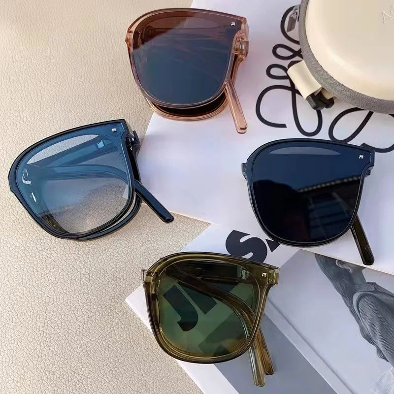 Óculos de Sol Moderno Versátil Dobrável Proteção UV400