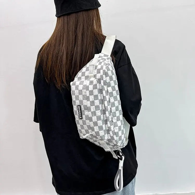 Bolsa Transversal Xadrez