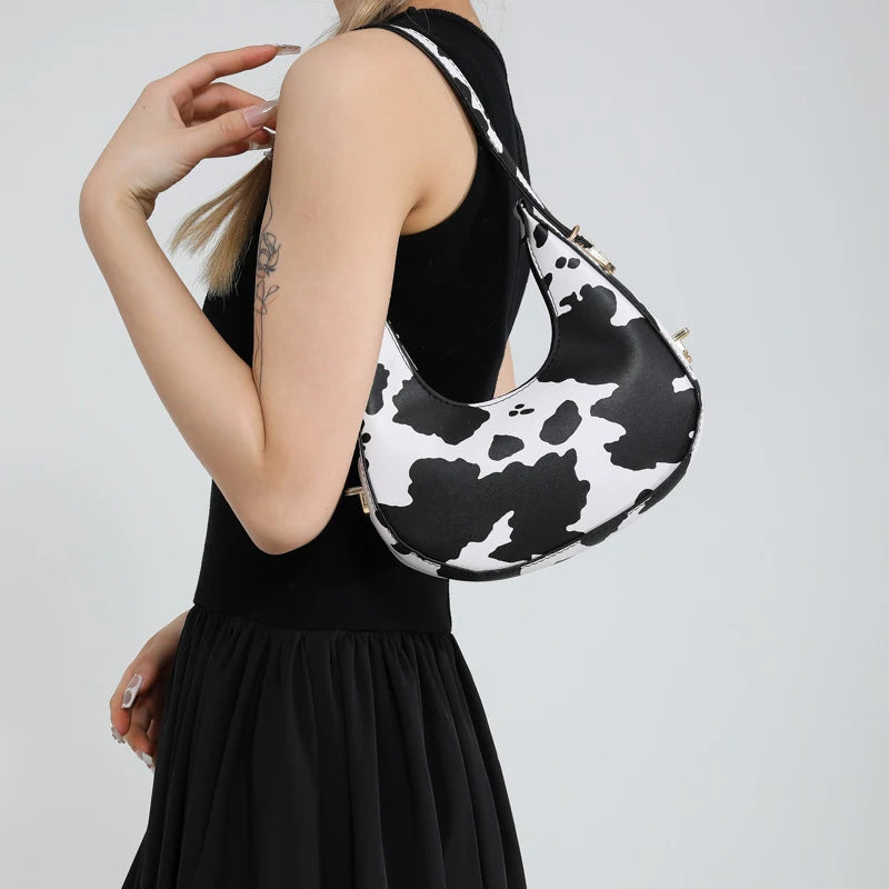 Bolsa Shoulder Cow Print