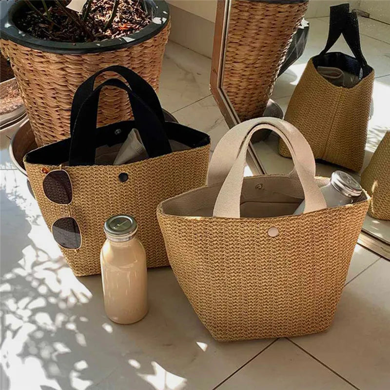 Bolsa de Palha Moda Praia