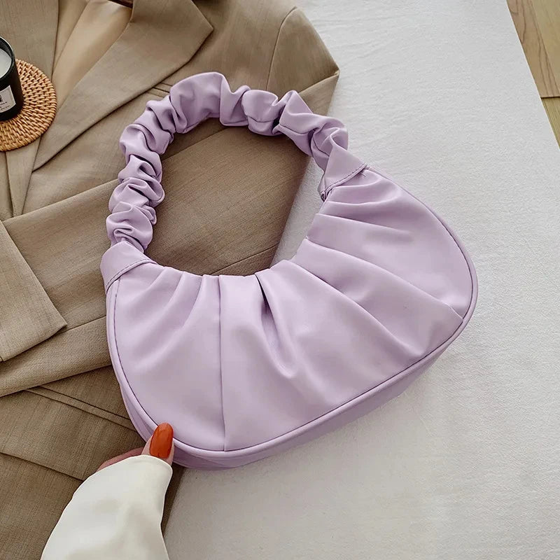 Bolsa Feminina Plissada