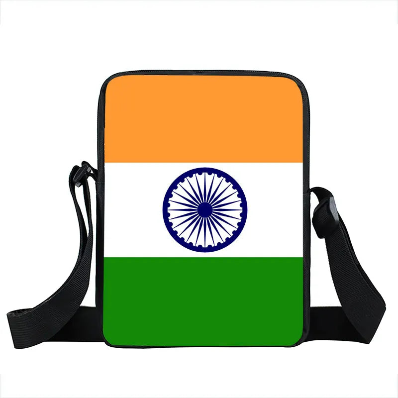 Bolsa Transversal Estampa Bandeira dos Países