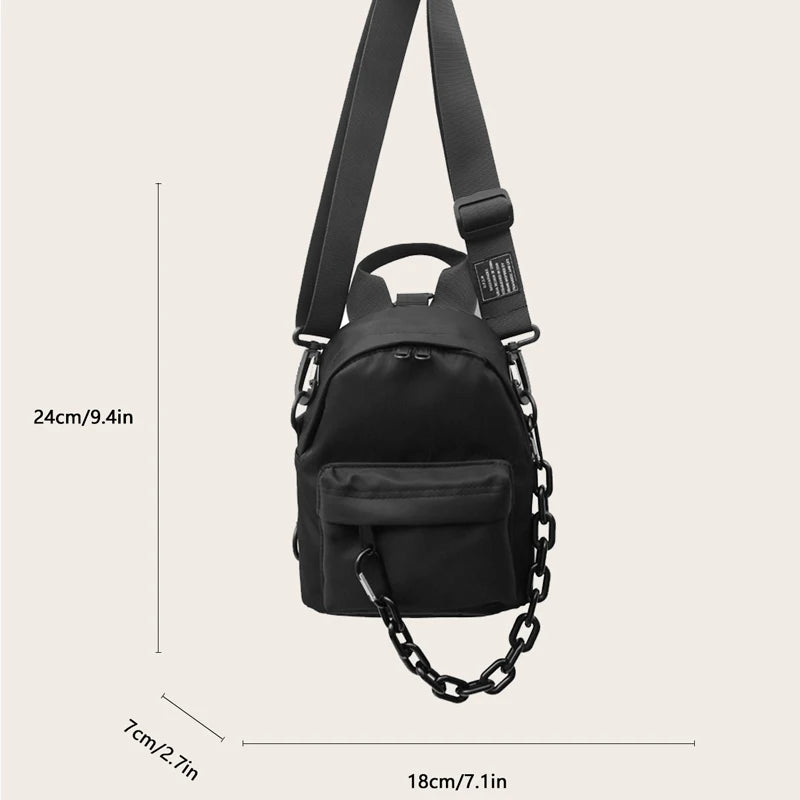 Bolsa Mini Mochila Crossbody Esportiva Casual