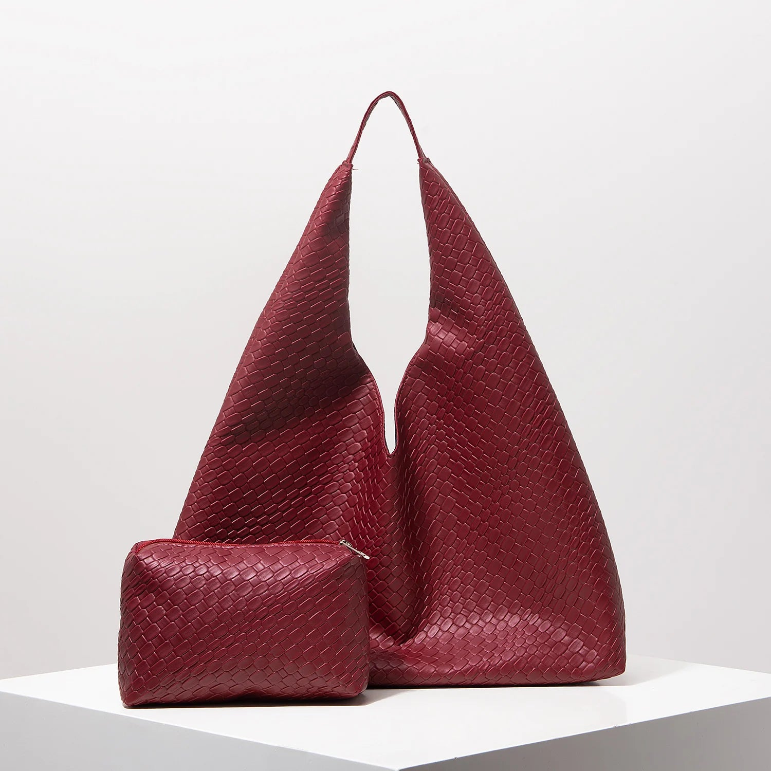 Bolsa Air Bag Trançada + Carteira de Brinde