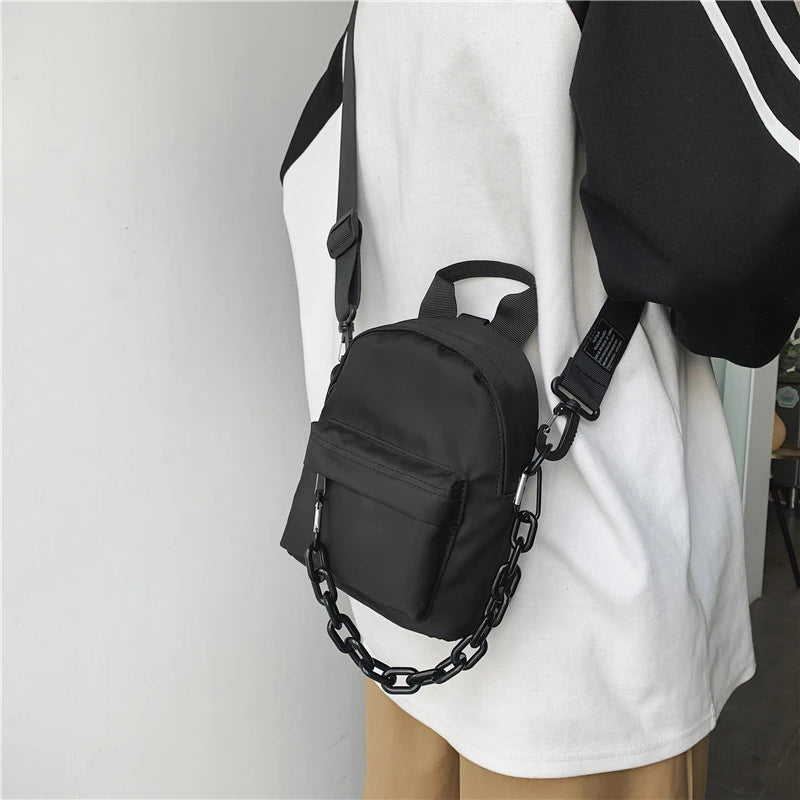 Bolsa Mini Mochila Crossbody Esportiva Casual