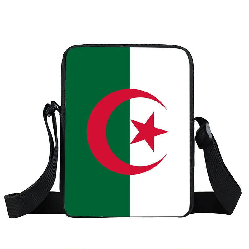 Bolsa Transversal Estampa Bandeira dos Países