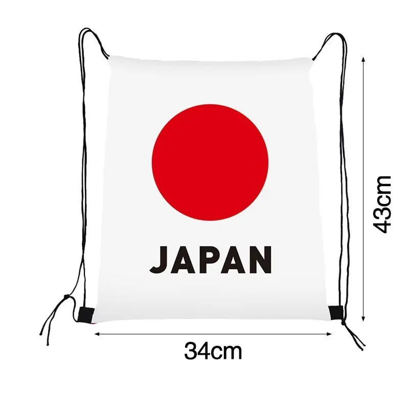 Mochila Saco Torcedor Bandeiras do Mundo Copa