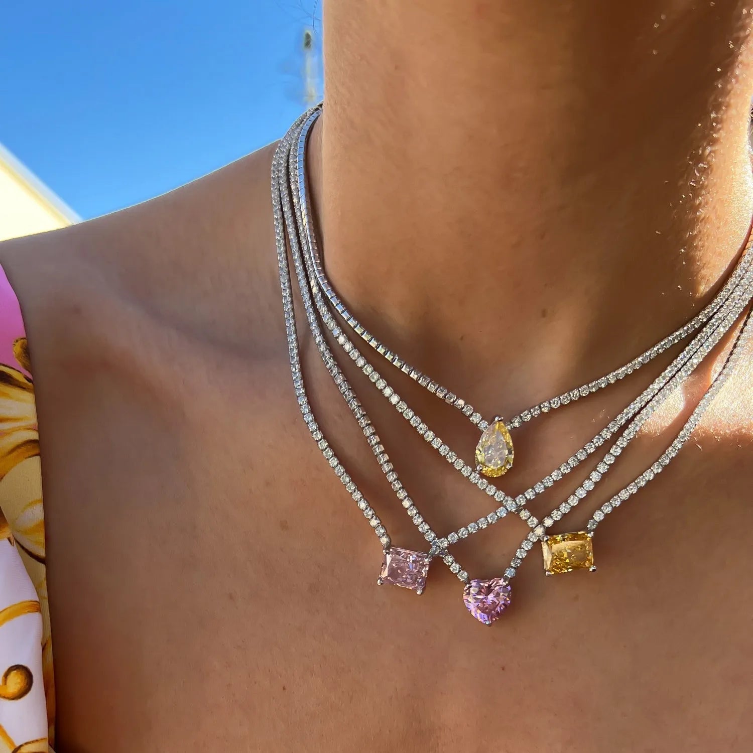 Colar Riviera Cristal Brilhante