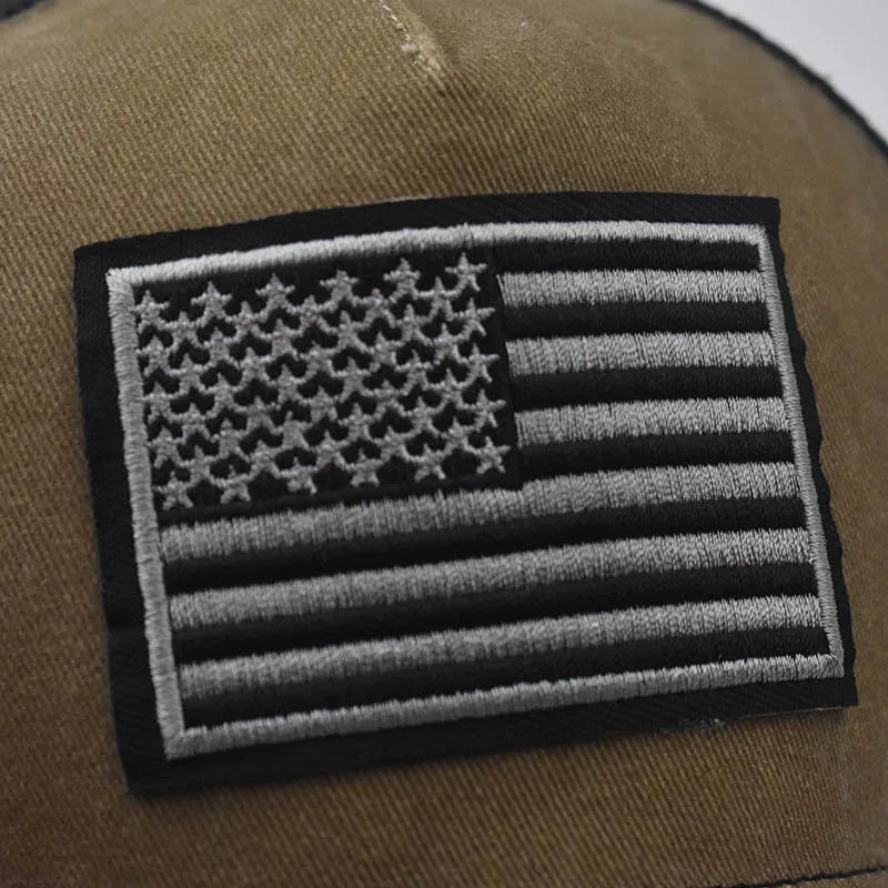 Boné com Bandeira Americana Cotton
