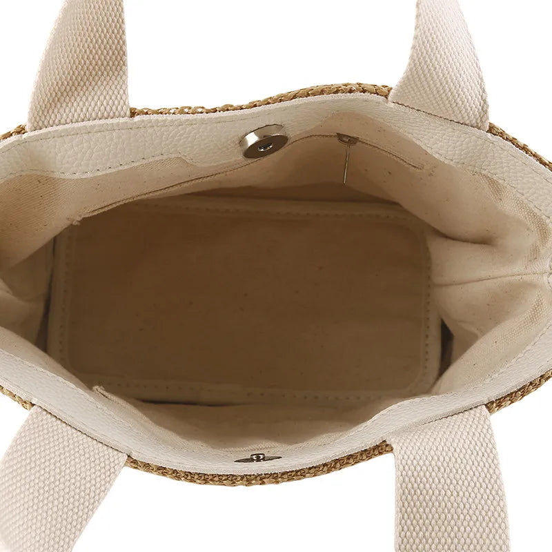 Bolsa de Palha Moda Praia