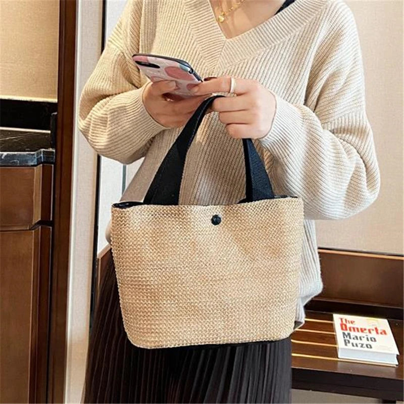 Bolsa de Palha Moda Praia
